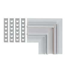 ST1007.529.12 Угол-соединитель для встраиваемого магнитного шинопровода под ГКЛ 12мм ST-Luce Белый SKYLINE 48+