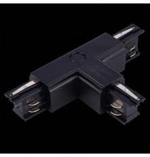 ST030.409.16L1 Т-образный токоподвод левый 1 для трехфазного шинопровода ST-Luce Черный TRACE