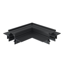 ST1007.429.12 Угол-соединитель для встраиваемого магнитного шинопровода под ГКЛ 12мм ST-Luce Черный SKYLINE 48+