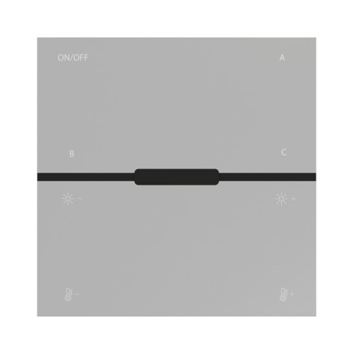 ST015.400.97 Беспроводная панель управления для SKYLINE 220/SKYLINE 48 Алюминий  3 группы AROUND