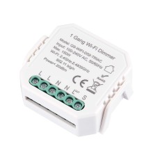 ST9000.500.01CDIM WI-FI диммируемое реле 1 канал, 150W, IP20, L46xW46xH18, 230V, Белый AROUND