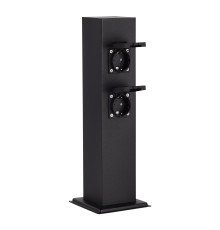 SL9012.415.00 Столб уличный 4 розетки ST-Luce черный 3500W SOCKET