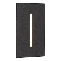 SL9519.408.01 Встраиваемый уличный светильник ST-Luce черный LED 1*3W 3000K SLIM