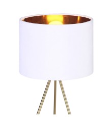 SL6242.504.01 Прикроватная лампа ST-Luce Золотистый/Белый E27 1*40W FUEGO