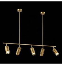 SL1206.303.05 Светильник подвесной ST-Luce Латунь/Латунь GU10 5*5W 4000K SORMANO