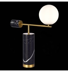 SL1008.404.01 Прикроватная лампа ST-Luce Латунь,Черный/Белый G9 1*5W DANESE