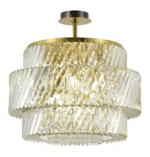 SL6138.313.12 Светильник потолочный ST-Luce латунь/прозрачный E14 12*40W RITZ