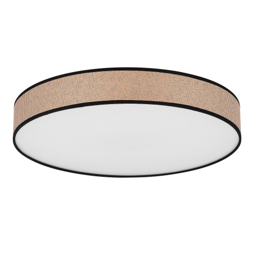 SLE6010-522-60 Светильник потолочный ST-Luce белый/бежевый, черный LED 1*60W 4000K VENTE