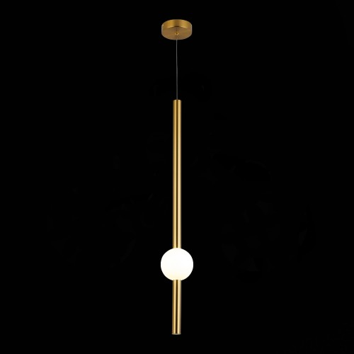 Уценка SL1222.233.01 Светильник подвесной ST-Luce Золотистый/Золотистый, Белый LED 1*18W 4000K ANGURRA