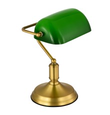 SL6620.314.01 Прикроватная лампа ST-Luce латунь/зелёный E27 1*40W VICE