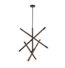 SL6226.403.08 Светильник потолочный ST-Luce Черный, Коричневый E14 8*40W CORK