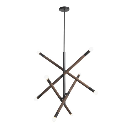 SL6226.403.08 Светильник потолочный ST-Luce Черный, Коричневый E14 8*40W CORK