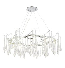 SL1660.103.12 Светильник подвесной ST-Luce Хром/Хром, Прозрачный G9 12*5W 4000K TEARDROPS