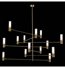 SL1239.303.14 Люстра потолочная ST-Luce Латунь/Белый, Прозрачный G9 14*5W 4000K VITRA