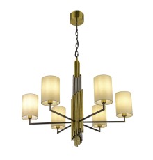 SL1638.303.06 Светильник подвесной ST-Luce Латунь/Серый E14 6*42W GLORIA