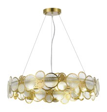 SL6133.303.09 Светильник подвесной ST-Luce Латунь/Прозрачный G9 9*5W 4000K SWATCH