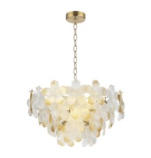 SL6240.203.12 Светильник подвесной ST-Luce золотистый/Прозрачный, янтарный E14 12*60W TENDER