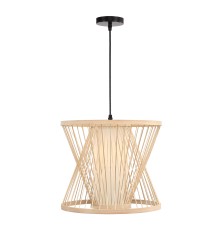 SL6241.503.01 Светильник подвесной ST-Luce Древесный/Белый E27 1*40W ALMA