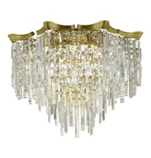 SL1659.302.07 Светильник потолочный ST-Luce Латунь/Прозрачный E14 7*60W OFELIA