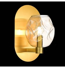 SL1188.301.01 Бра ST-Luce Латунь/Коньячный E14 1*40W IDESIA