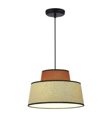 SL1354.423.01 Светильник подвесной ST-Luce Черный/Кирпичный,Бежевый, Черный E27 1*40W JACKIE