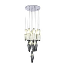 SL1242.103.16 Светильник подвесной ST-Luce Хром/Дымчатый, Молочный G9 16*5W 4000K CIARA