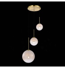 SL1190.203.03 Светильник подвесной ST-Luce Золотистый/Прозрачно-белый E27 3*60W CASSIUS