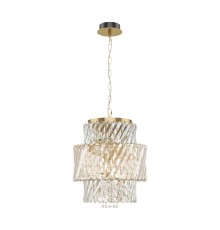 SL6138.303.04 Светильник подвесной ST-Luce латунь/прозрачный E14 4*40W RITZ