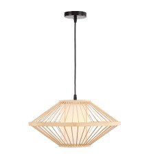 SL6241.533.01 Светильник подвесной ST-Luce Древесный/Белый E27 1*40W ALMA