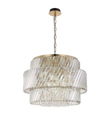 SL6138.303.12 Светильник подвесной ST-Luce латунь/прозрачный E14 12*40W RITZ