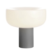 SL6014.504.01 Прикроватная лампа ST-Luce Серый/Молочный E27 1*40W RIPPLE