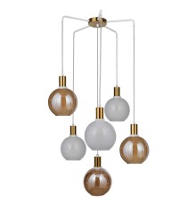 Подвесной светильник 33 ИДЕИ PND169M.05WH.3.001PA-S13AM-S13WH